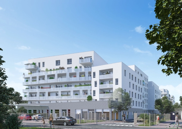 Résidentiel collectif, Construction neuve, Moderne