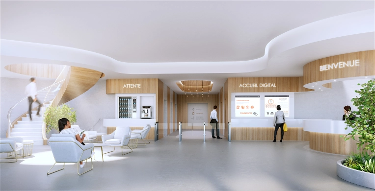 Bâtiment professionnel, Rénovation, Contemporain