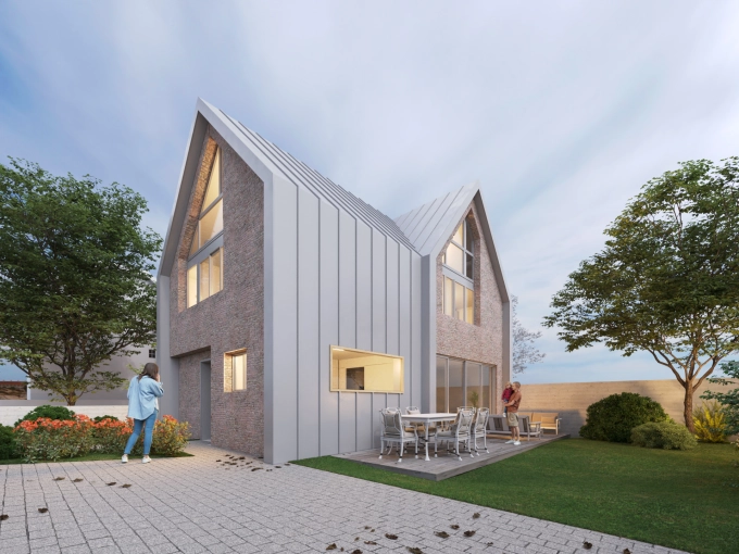 Maison individuelle, Construction neuve, Contemporain