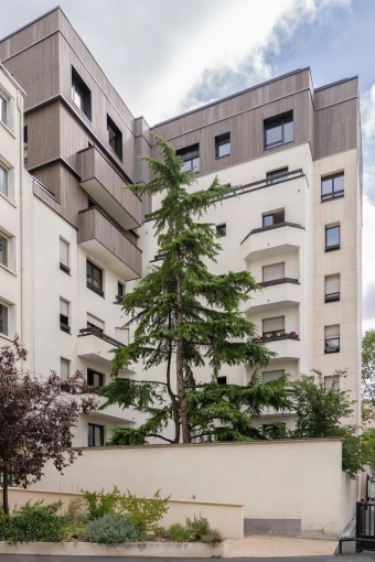 Surélévation, Résidentiel collectif, Contemporain