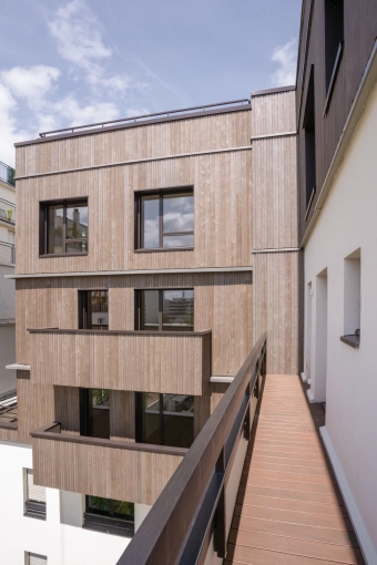 Surélévation, Résidentiel collectif, Contemporain