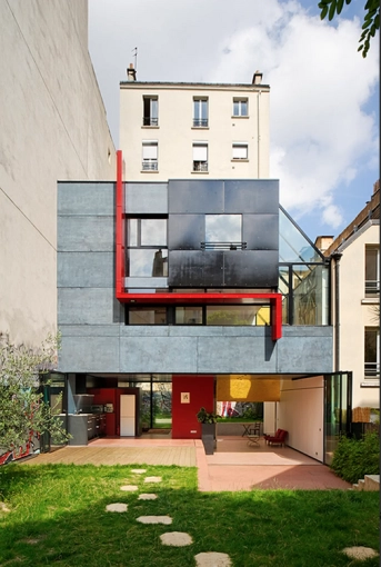 Maison individuelle, Construction neuve, Futuriste