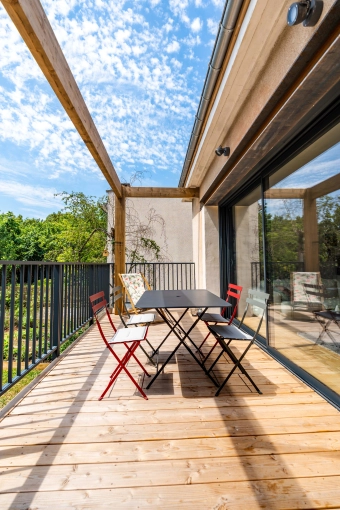 Terrasse, Maison individuelle, Rénovation, Maison de ville, Architecture d’intérieur, Rénovation énergétique, Contemporain, Moderne, Minimaliste