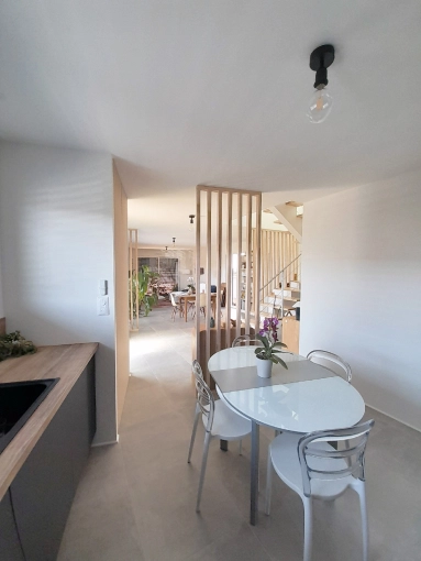 Maison individuelle, Maison de ville, Architecture d’intérieur, Construction neuve, Contemporain, Moderne
