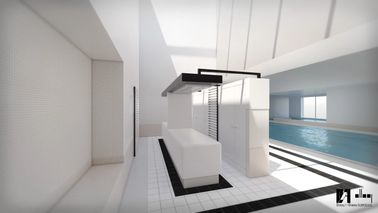 Mise aux normes, Bâtiment accueillant du public (ERP), Rénovation, Architecture d’intérieur, Futuriste, Contemporain, Moderne