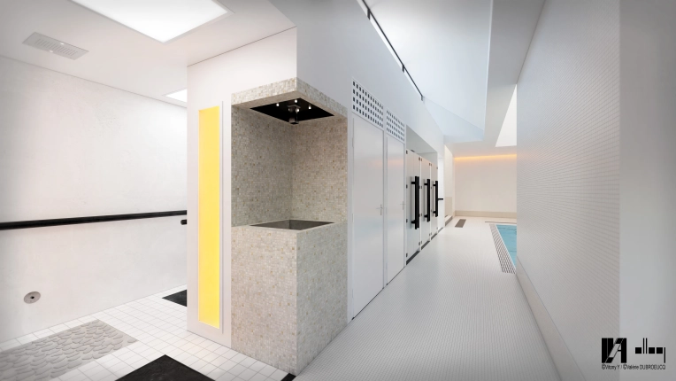 Mise aux normes, Bâtiment accueillant du public (ERP), Rénovation, Architecture d’intérieur, Futuriste, Contemporain, Moderne