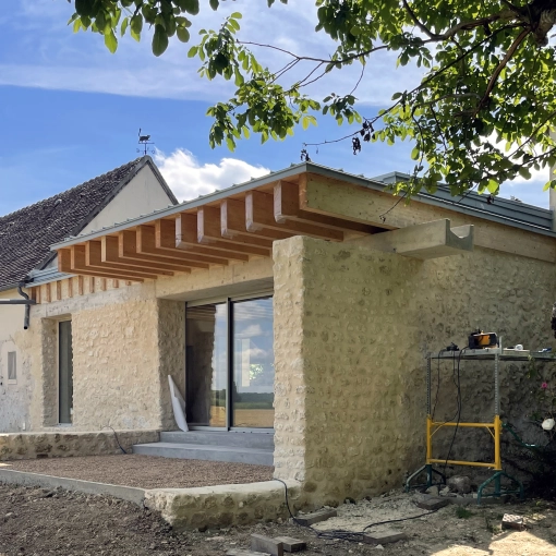 Patrimoine, Transformation, Maison individuelle, Rénovation, Extension, Réhabilitation, Suivi de chantier
