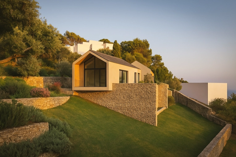 Single-Family Homes, Passive House / Eco-friendly, New Build, contemporary