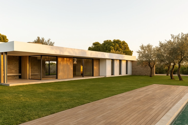 Maison individuelle, Maison passive / écologique, Construction neuve, Contemporain, Moderne, Minimaliste