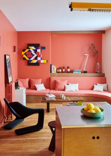 Appartement, Rénovation, Architecture d’intérieur, Vintage, Contemporain, Moderne