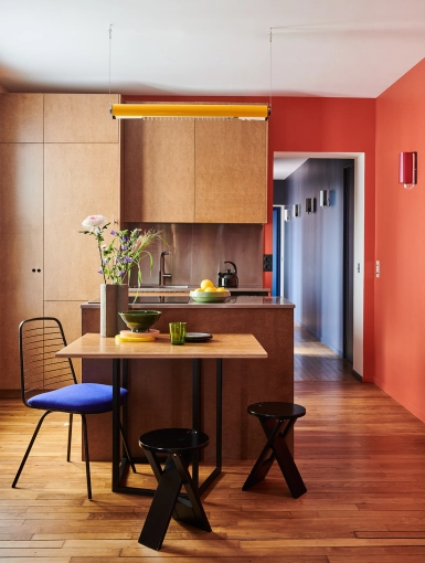 Appartement, Rénovation, Architecture d’intérieur, Vintage, Contemporain, Moderne