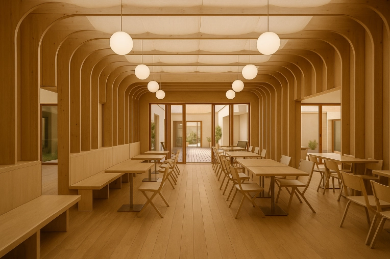 Hôtellerie - Restauration, Construction neuve, Réhabilitation, Contemporain, Japonais
