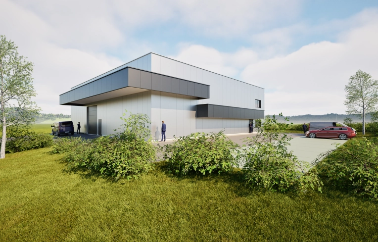 Bâtiment professionnel, Bureau, Bâtiment industriel, Construction neuve, Plan, Permis de construire