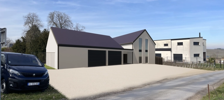 Maison individuelle, Construction neuve, Plan, Permis de construire, Suivi de chantier