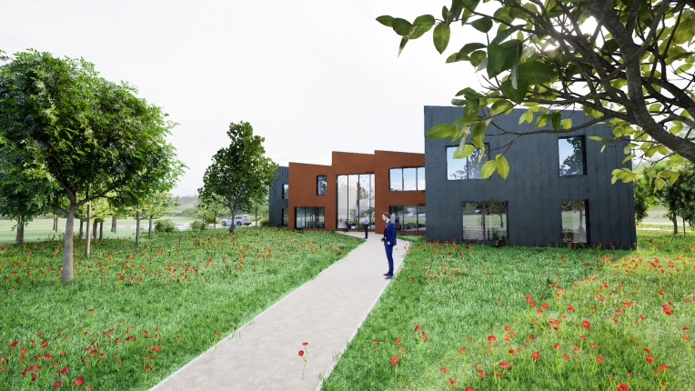 Bâtiment professionnel, Bureau, Construction neuve, Plan, Conseil