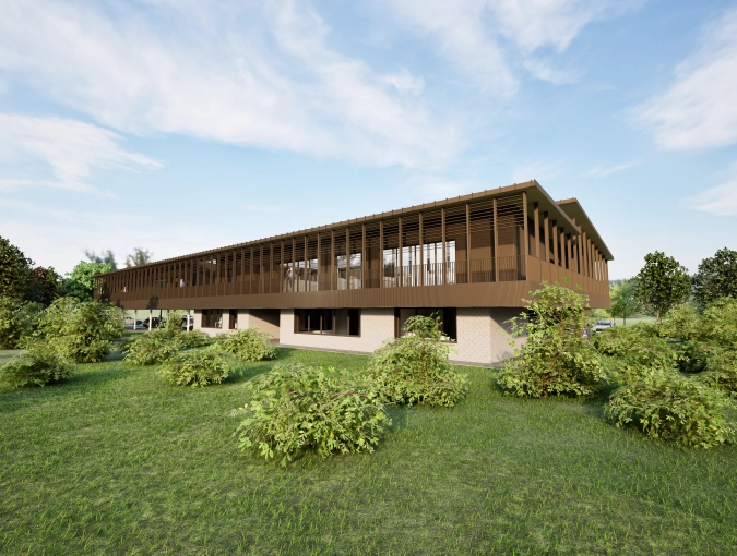 Bâtiment professionnel, Bureau, Construction neuve, Plan