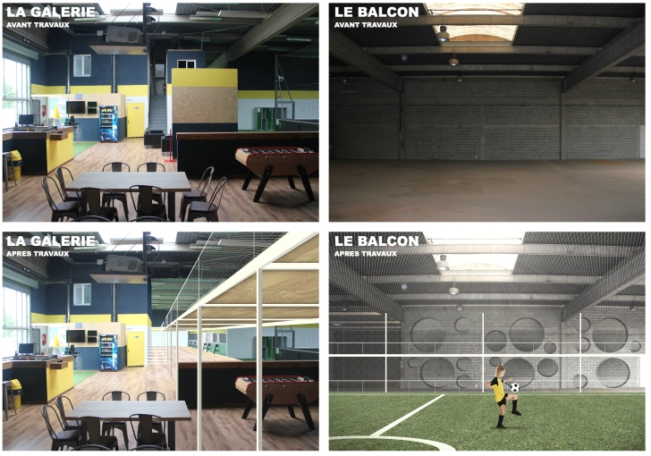 Bâtiment professionnel, Hangar, Rénovation, Réhabilitation, Plan