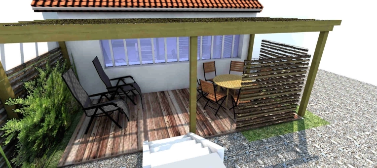 Landscape Architecture, Patios & Terraces, Apartment, Energy renovation, Design / Plans, Building permits