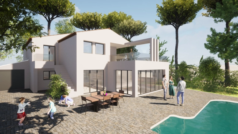 Maison individuelle, Extension, Moderne