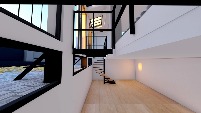 Maison individuelle, Rénovation, Maison de ville, Architecture d’intérieur