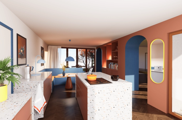 Maison individuelle, Architecture d’intérieur