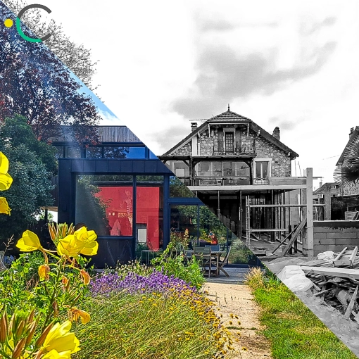 Conversion, Project Management, Single-Family Homes, Passive House / Eco-friendly, Townhouses, Interior Architecture & Design, Extension, New Build, Restoration, Energy renovation, Attic, Villa, Design / Plans, Building permits, Construction Management, Consulting, Home pre-purchase advice