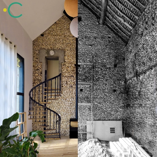 Transformation, Expertise, Maison individuelle, Rénovation, Maison de campagne, Architecture d’intérieur, Réhabilitation, Rénovation énergétique, Plan, Permis de construire, Suivi de chantier, Conseil, Diagnostic