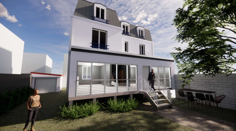 Maison individuelle, Maison de ville, Construction neuve, Plan, Permis de construire, Suivi de chantier