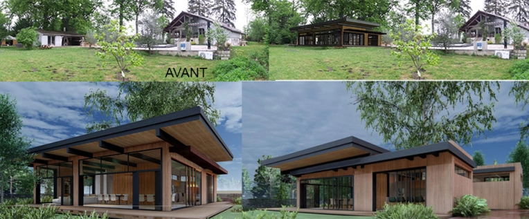 Jardin, Terrasse, Bâtiment professionnel, Bureau, Architecture d’intérieur, Construction neuve, Plan, Permis de construire, Conseil, Visite conseil avant achat