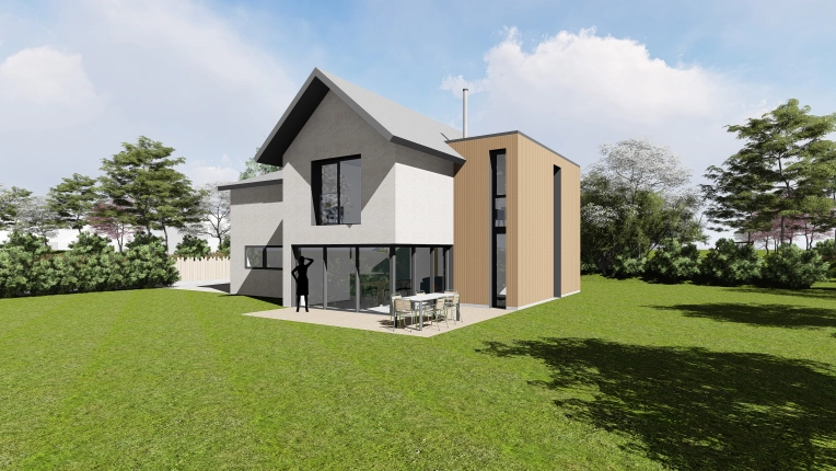 Maison individuelle, Maison passive / écologique, Chalet / Maison en bois, Construction neuve, Permis de construire