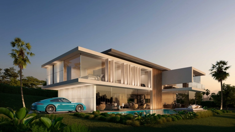 Jardin, Maison individuelle, Piscine, Construction neuve, Villa, Plan, Permis de construire