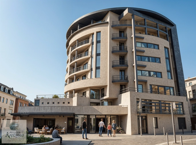 Commerce, Hôtellerie - Restauration, Construction neuve, Moderne