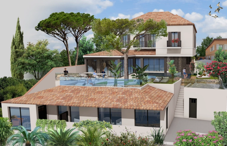 Transformation, Maison individuelle, Rénovation, Architecture d’intérieur, Plan, Conseil