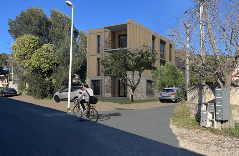 Bâtiment professionnel, Bureau, Construction neuve, Plan, Permis de construire