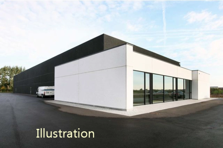 Bâtiment professionnel, Construction neuve, Plan