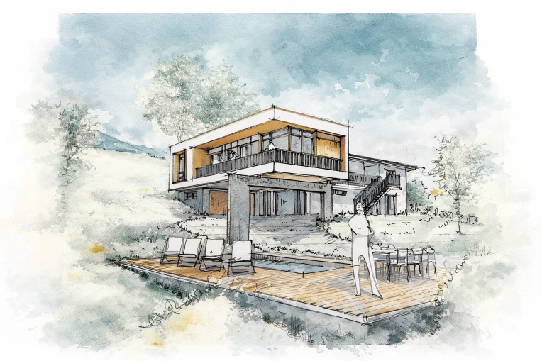 Maison individuelle, Rénovation, Maison de campagne, Extension, Villa, Plan, Permis de construire, Suivi de chantier, Conseil, Diagnostic