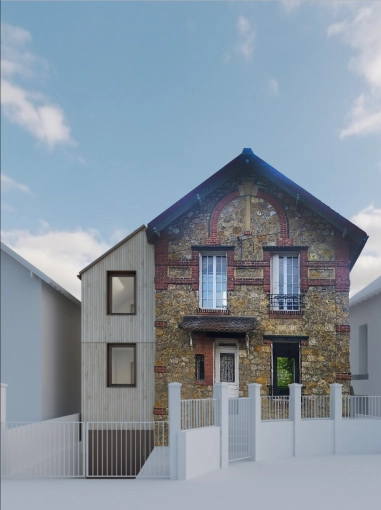 Maison individuelle, Maison de ville, Extension, Plan, Permis de construire