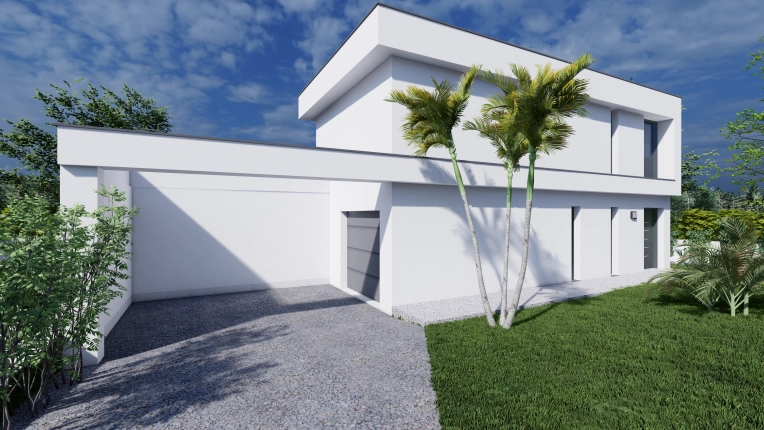 Single-Family Homes, New Build, Villa, Design / Plans, Planning permission application