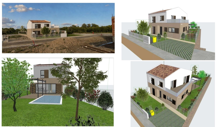 Maison individuelle, Construction neuve, Villa, Permis de construire