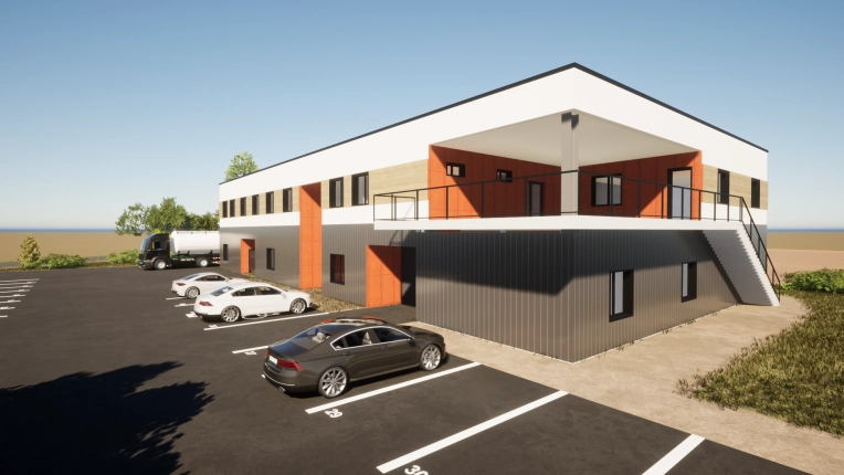 Bâtiment professionnel, Bâtiment industriel, Construction neuve, Permis de construire