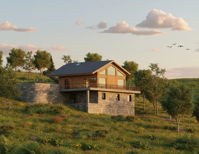 Chalets / Wooden Houses, New Build, contemporary