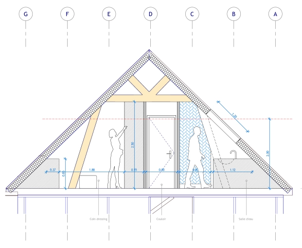 Townhouses, Attic, contemporary