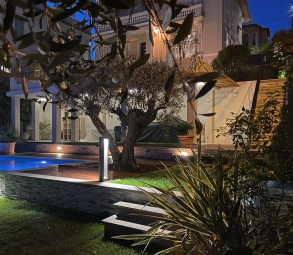 Jardin, Maison individuelle, Piscine