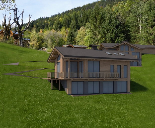 Single-Family Homes, Chalets / Wooden Houses, New Build, Design / Plans, Building permits