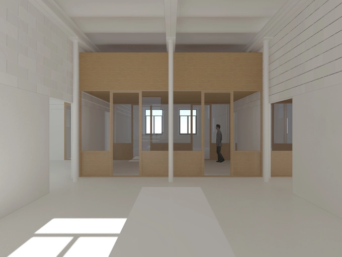 Transformation, Bâtiment professionnel, Bureau, Réhabilitation, Plan, Permis de construire