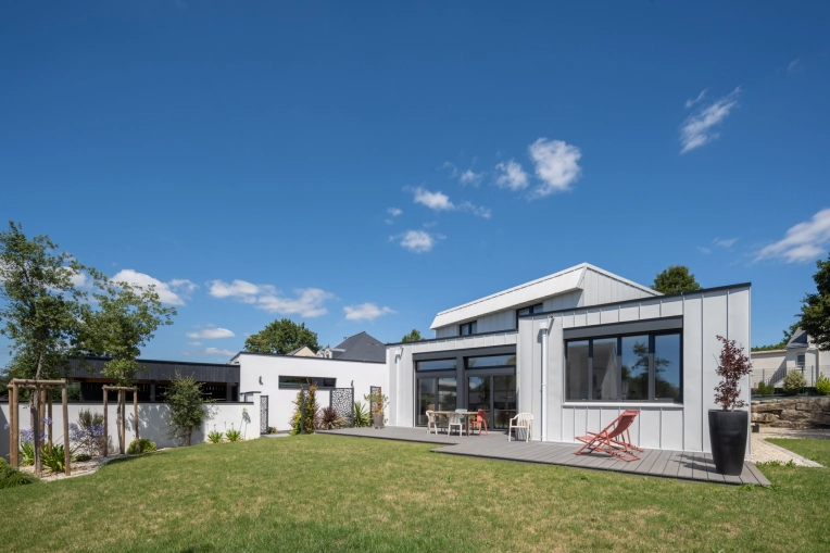 Maison individuelle, Maison passive / écologique, Construction neuve, Plan, Permis de construire, Suivi de chantier