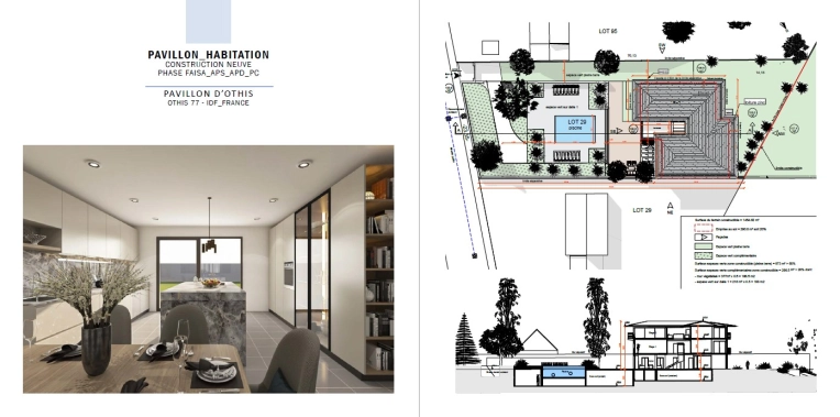Mise aux normes, Jardin, Terrasse, Maison individuelle, Architecture d’intérieur, Construction neuve, Étude de faisabilité, Aménagement combles, Plan, Permis de construire, Conseil