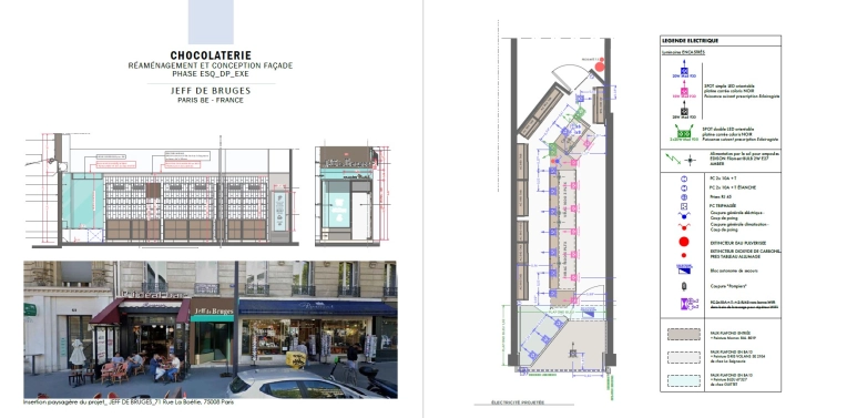Mise aux normes, Commerce, Rénovation, Architecture d’intérieur, Étude de faisabilité, Aménagement combles, Plan, Permis de construire, Suivi de chantier, Conseil