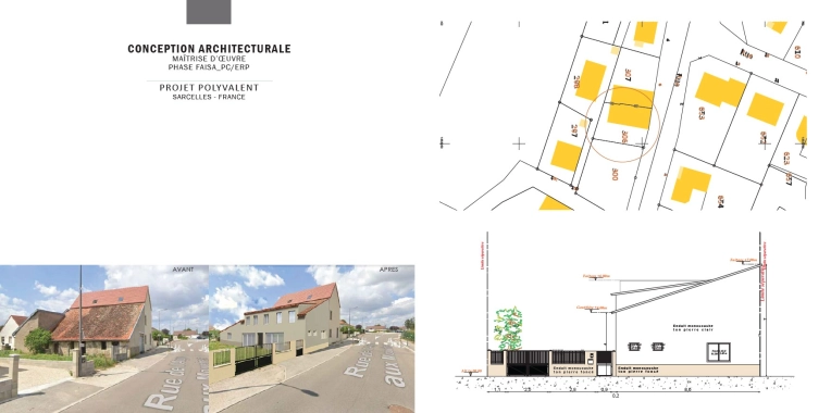 Mise aux normes, Surélévation, Bâtiment professionnel, Bureau, Rénovation, Extension, Étude de faisabilité, Plan, Permis de construire, Conseil