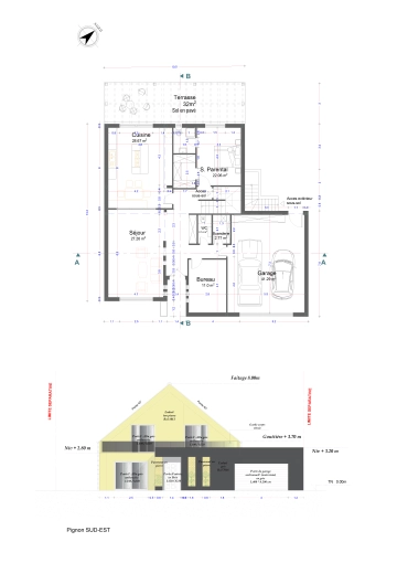 Mise aux normes, Jardin, Terrasse, Maison individuelle, Architecture d’intérieur, Construction neuve, Étude de faisabilité, Aménagement combles, Plan, Permis de construire, Conseil